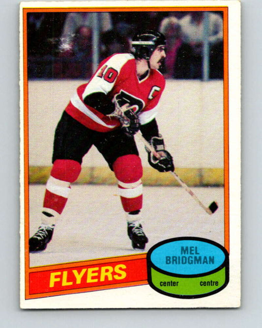 1980-81 O-Pee-Chee #189 Mel Bridgman  Philadelphia Flyers  V38900