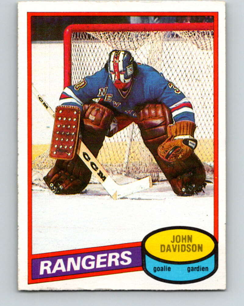 1980-81 O-Pee-Chee #190 John Davidson  New York Rangers  V38905