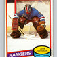 1980-81 O-Pee-Chee #190 John Davidson  New York Rangers  V38915