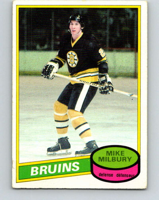 1980-81 O-Pee-Chee #191 Mike Milbury  Boston Bruins  V38919