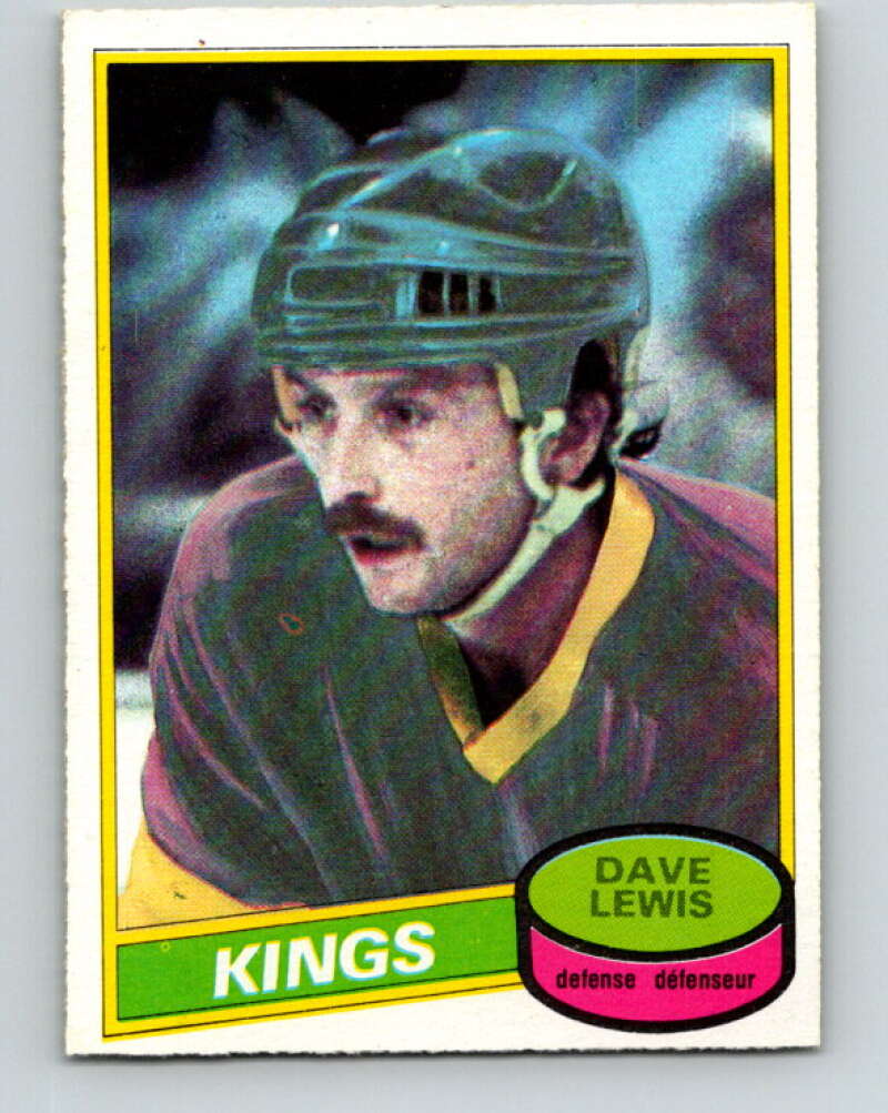 1980-81 O-Pee-Chee #196 Dave Lewis  Los Angeles Kings  V38961