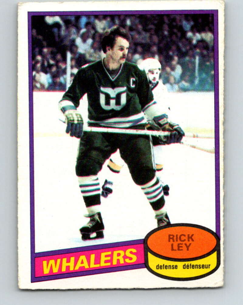 1980-81 O-Pee-Chee #198 Rick Ley  Hartford Whalers  V38973