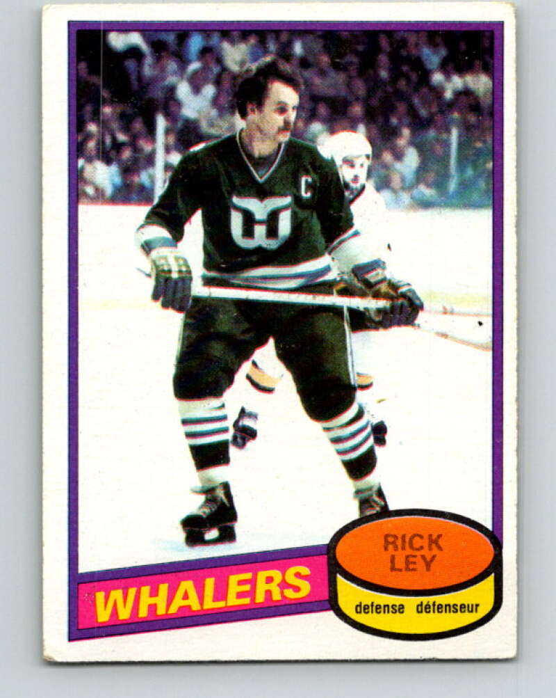 1980-81 O-Pee-Chee #198 Rick Ley  Hartford Whalers  V38975