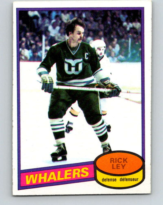 1980-81 O-Pee-Chee #198 Rick Ley  Hartford Whalers  V38976