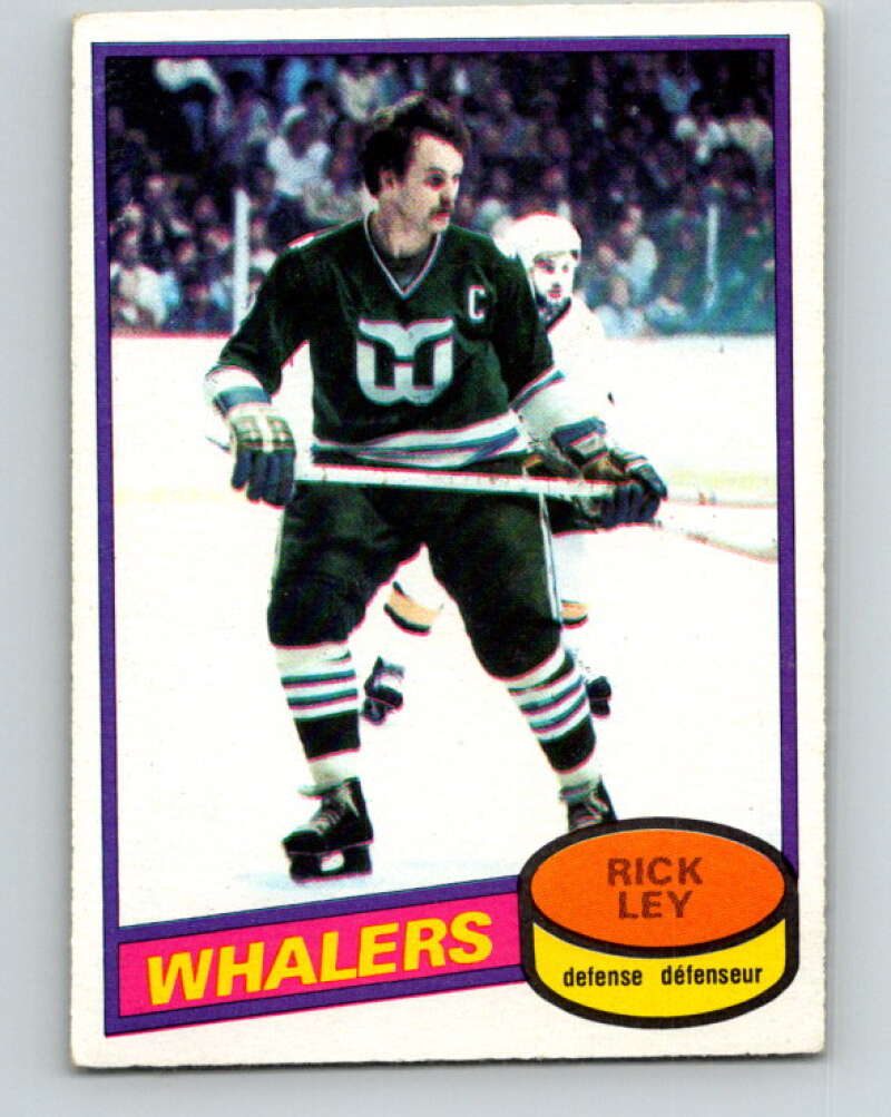 1980-81 O-Pee-Chee #198 Rick Ley  Hartford Whalers  V38977