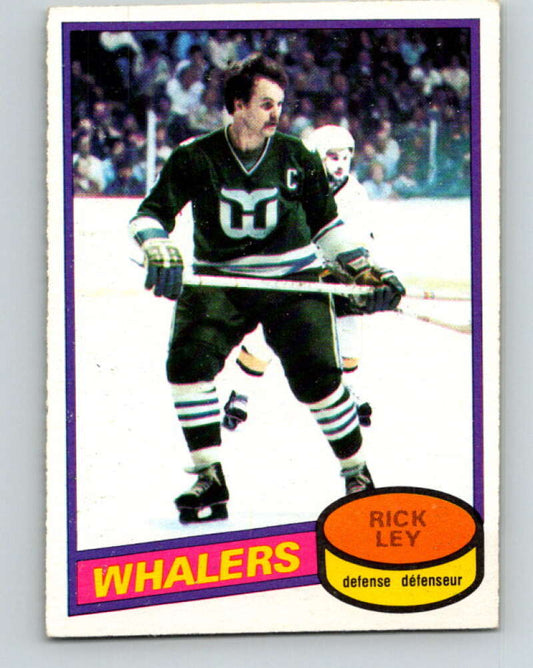 1980-81 O-Pee-Chee #198 Rick Ley  Hartford Whalers  V38982