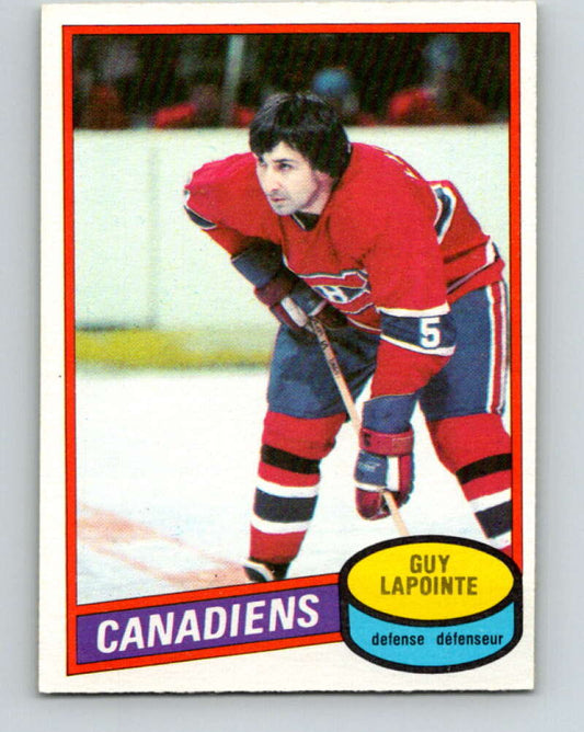 1980-81 O-Pee-Chee #201 Guy Lapointe  Montreal Canadiens  V39005