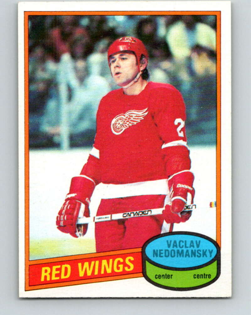 1980-81 O-Pee-Chee #202 Vaclav Nedomansky  Detroit Red Wings  V39010