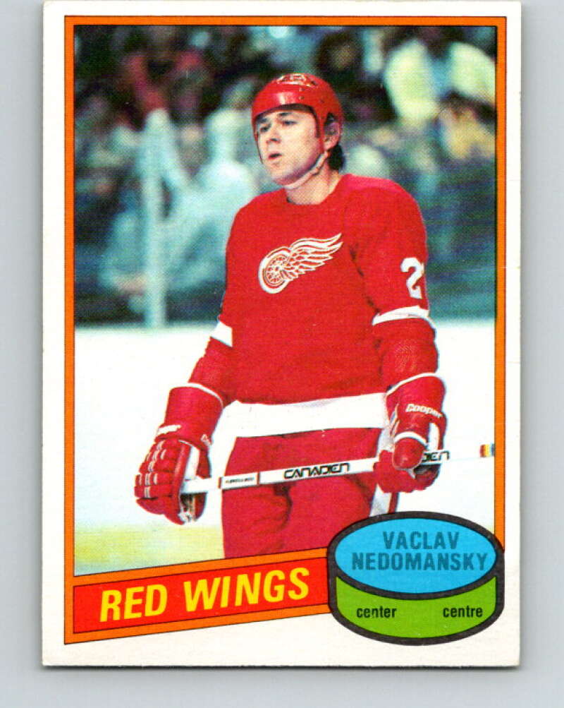 1980-81 O-Pee-Chee #202 Vaclav Nedomansky  Detroit Red Wings  V39011