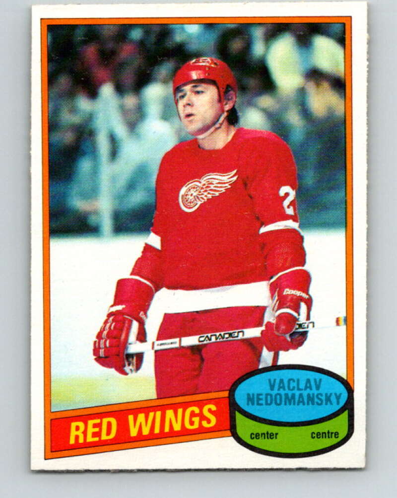 1980-81 O-Pee-Chee #202 Vaclav Nedomansky  Detroit Red Wings  V39012