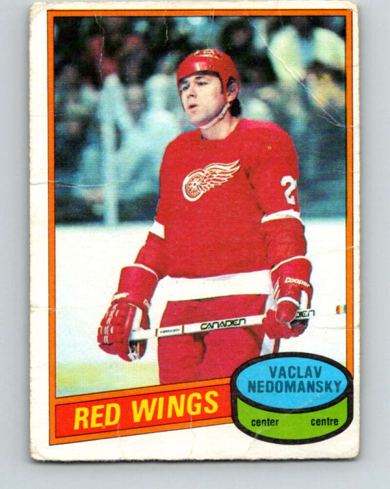 1980-81 O-Pee-Chee #202 Vaclav Nedomansky  Detroit Red Wings  V39019