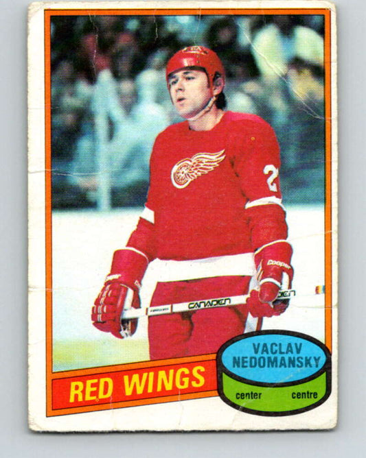 1980-81 O-Pee-Chee #202 Vaclav Nedomansky  Detroit Red Wings  V39019