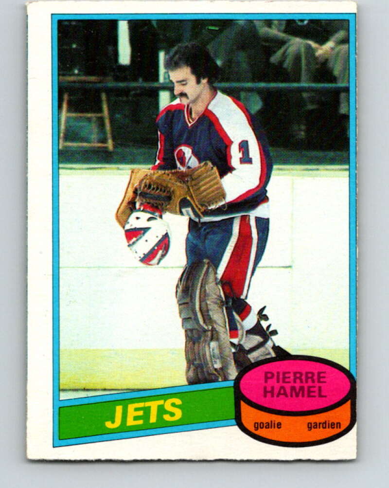 1980-81 O-Pee-Chee #205 Pierre Hamel  RC Rookie Winnipeg Jets  V39140