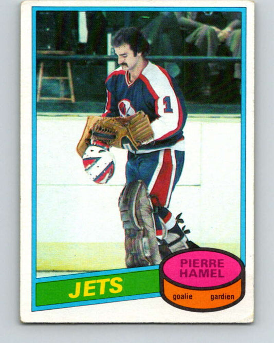 1980-81 O-Pee-Chee #205 Pierre Hamel  RC Rookie Winnipeg Jets  V39141