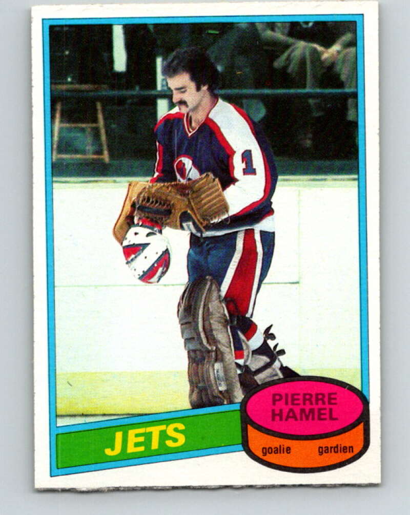 1980-81 O-Pee-Chee #205 Pierre Hamel  RC Rookie Winnipeg Jets  V39142