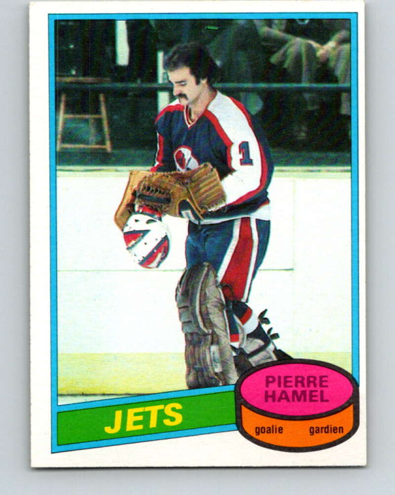 1980-81 O-Pee-Chee #205 Pierre Hamel  RC Rookie Winnipeg Jets  V39143