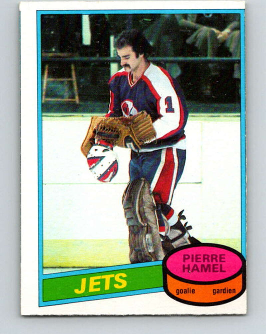 1980-81 O-Pee-Chee #205 Pierre Hamel  RC Rookie Winnipeg Jets  V39144