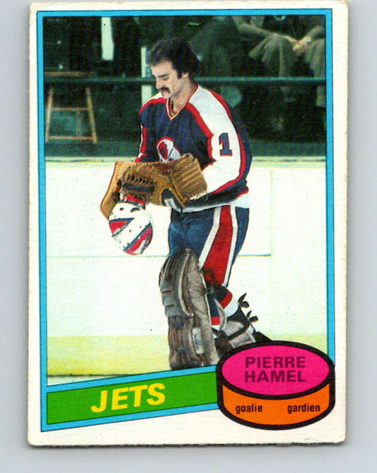 1980-81 O-Pee-Chee #205 Pierre Hamel  RC Rookie Winnipeg Jets  V39145