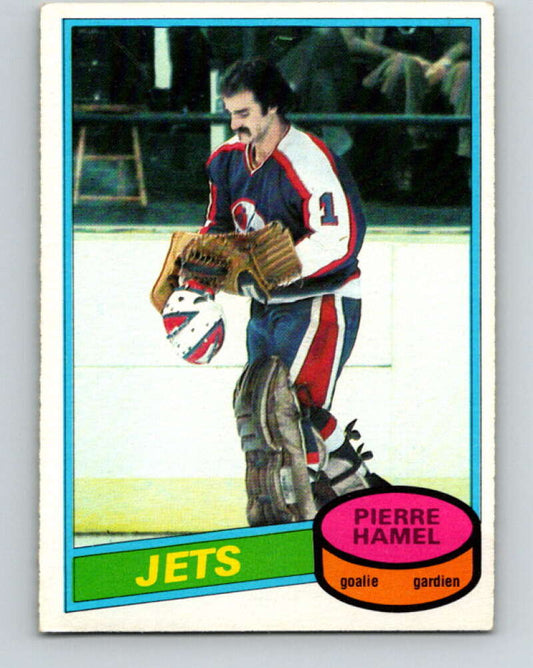 1980-81 O-Pee-Chee #205 Pierre Hamel  RC Rookie Winnipeg Jets  V39146