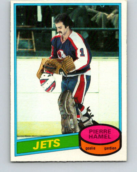 1980-81 O-Pee-Chee #205 Pierre Hamel  RC Rookie Winnipeg Jets  V39148