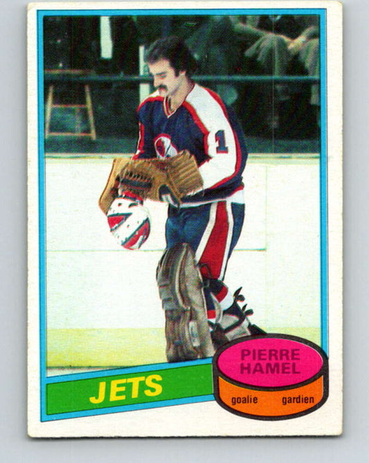 1980-81 O-Pee-Chee #205 Pierre Hamel  RC Rookie Winnipeg Jets  V39149