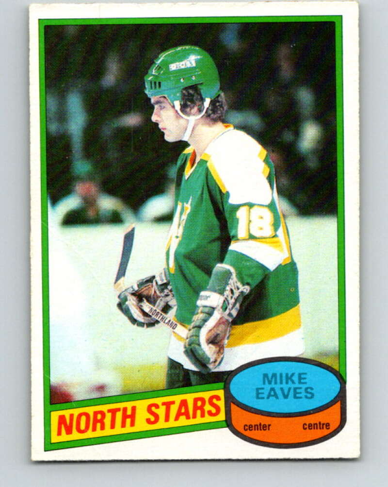 1980-81 O-Pee-Chee #206 Mike Eaves  RC Rookie Minnesota North Stars  V39157