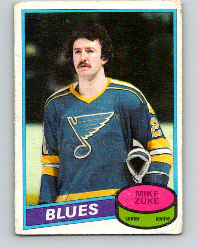 1980-81 O-Pee-Chee #209 Mike Zuke  RC Rookie St. Louis Blues  V39187