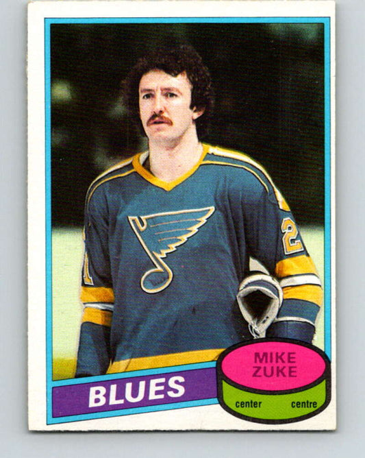 1980-81 O-Pee-Chee #209 Mike Zuke  RC Rookie St. Louis Blues  V39189