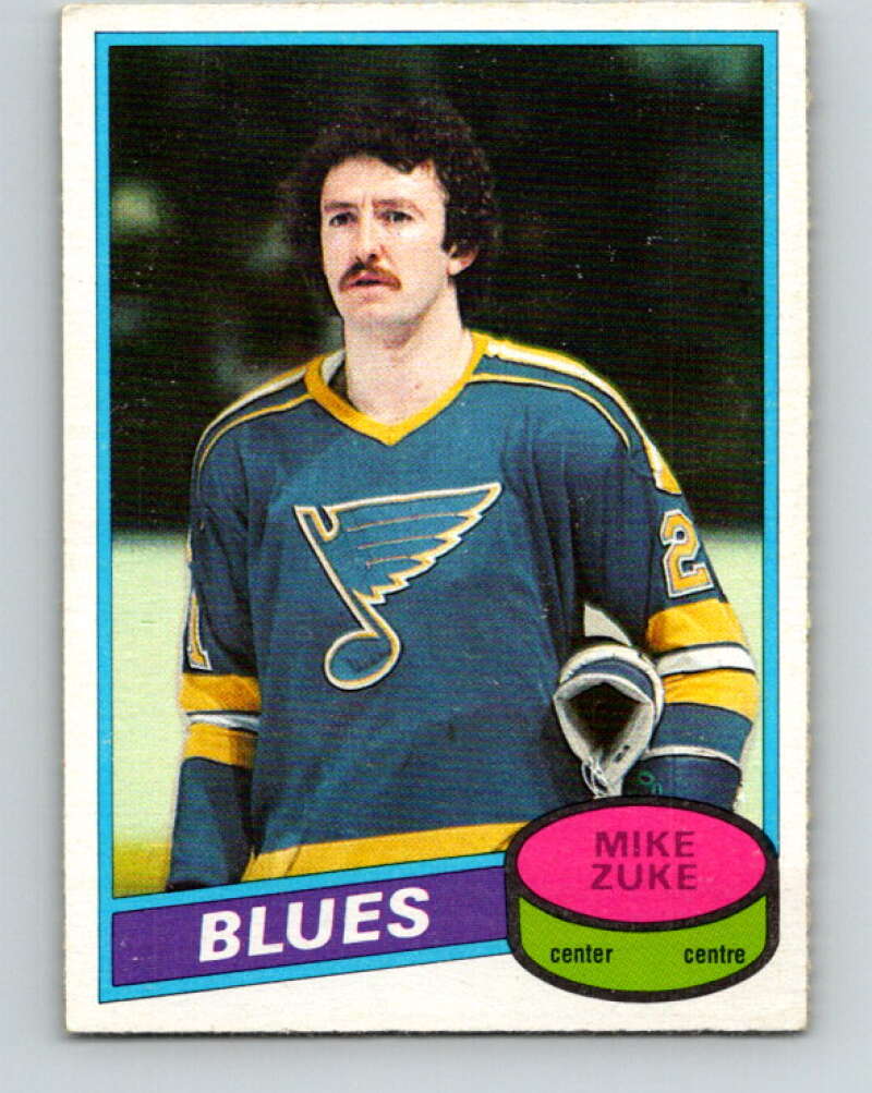 1980-81 O-Pee-Chee #209 Mike Zuke  RC Rookie St. Louis Blues  V39191