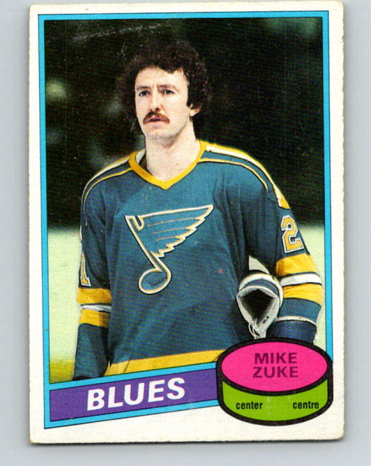 1980-81 O-Pee-Chee #209 Mike Zuke  RC Rookie St. Louis Blues  V39192