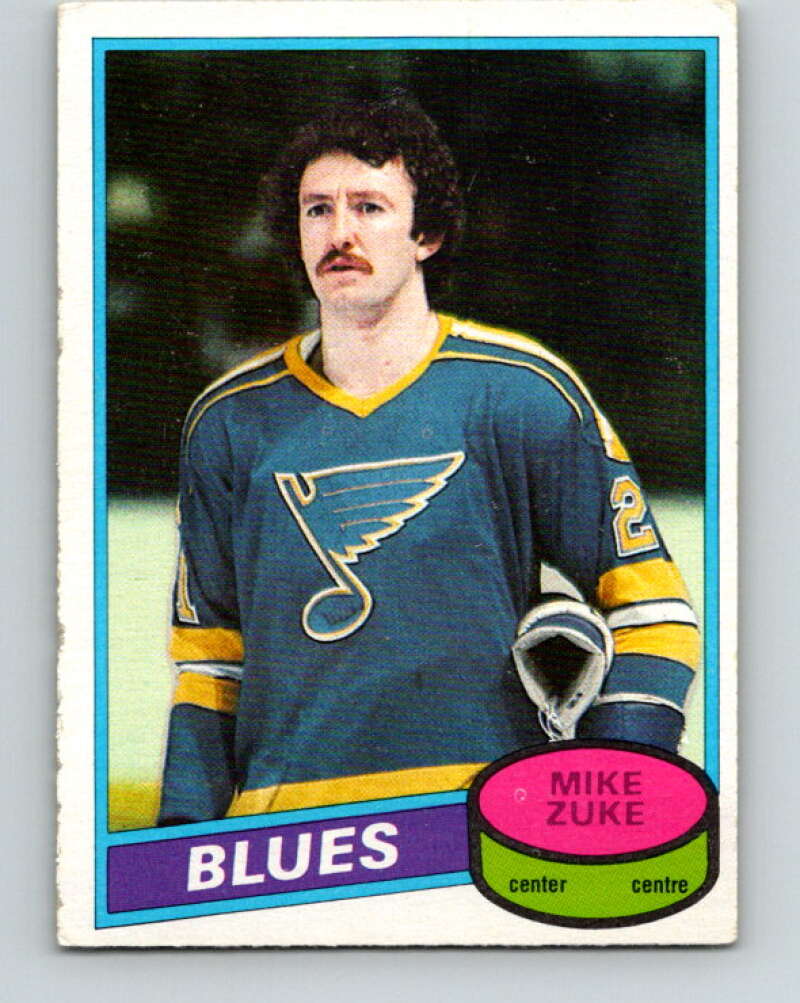 1980-81 O-Pee-Chee #209 Mike Zuke  RC Rookie St. Louis Blues  V39194