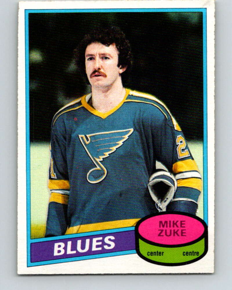 1980-81 O-Pee-Chee #209 Mike Zuke  RC Rookie St. Louis Blues  V39195