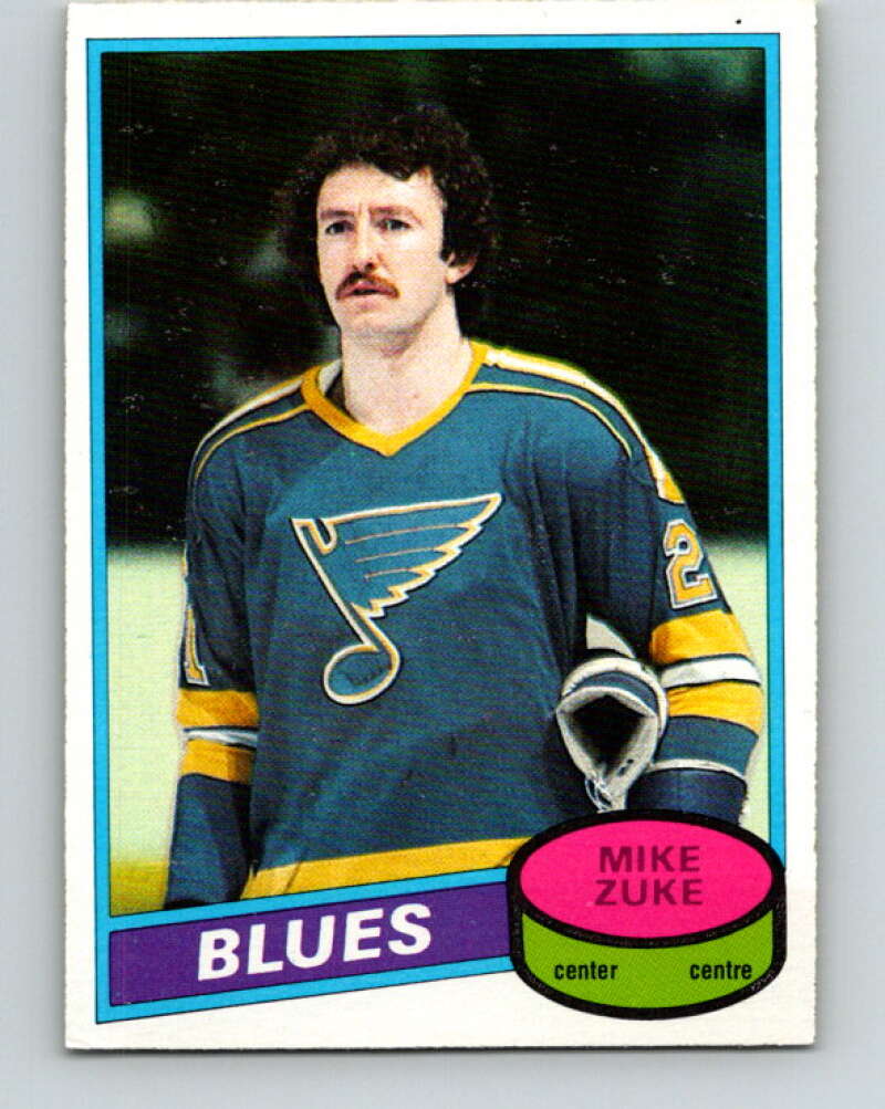 1980-81 O-Pee-Chee #209 Mike Zuke  RC Rookie St. Louis Blues  V39197