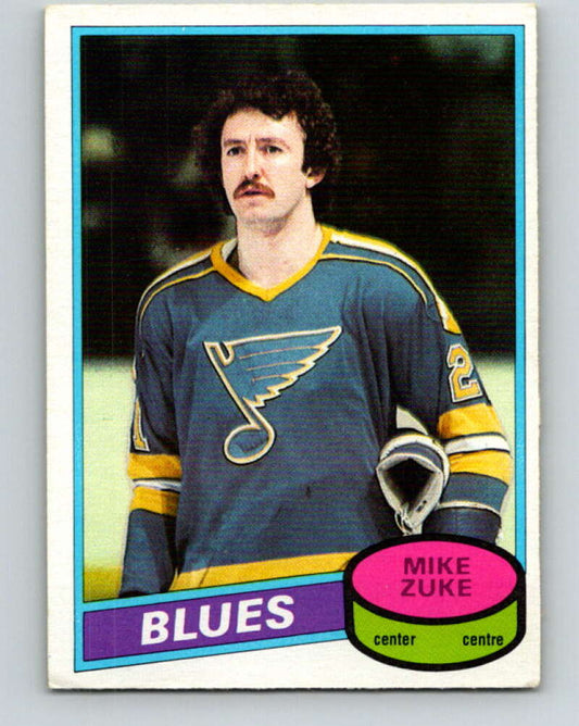 1980-81 O-Pee-Chee #209 Mike Zuke  RC Rookie St. Louis Blues  V39198