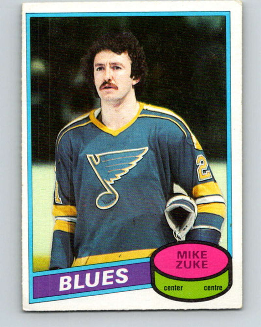 1980-81 O-Pee-Chee #209 Mike Zuke  RC Rookie St. Louis Blues  V39199