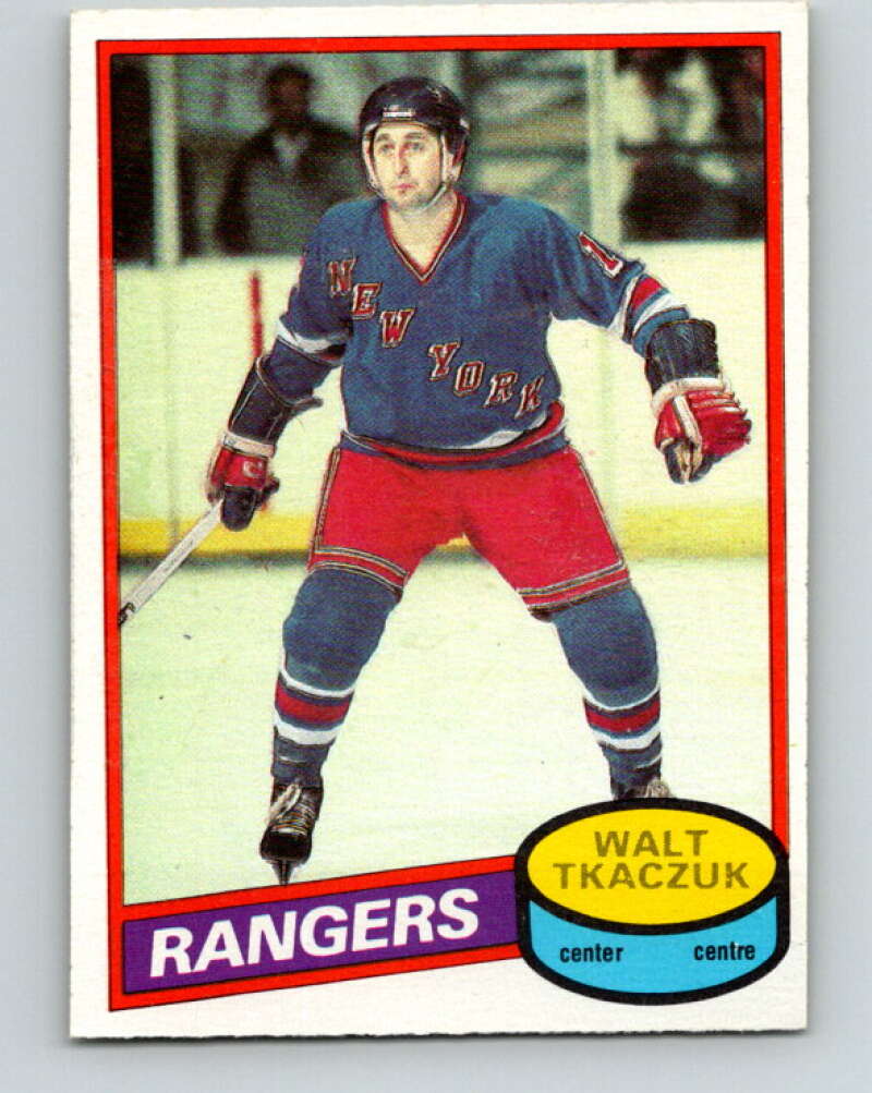 1980-81 O-Pee-Chee #211 Walt Tkaczuk  New York Rangers  V39222