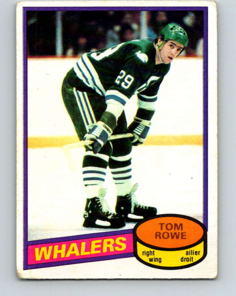 1980-81 O-Pee-Chee #214 Tom Rowe  Hartford Whalers  V39237