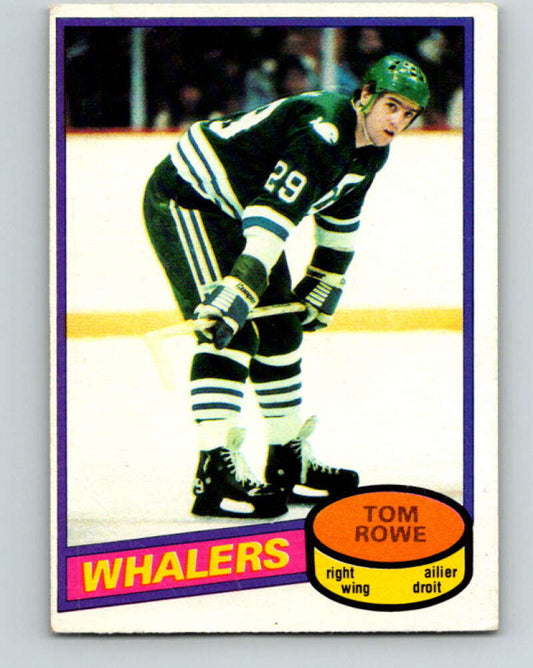 1980-81 O-Pee-Chee #214 Tom Rowe  Hartford Whalers  V39240