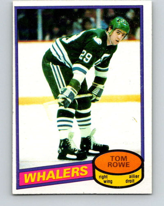 1980-81 O-Pee-Chee #214 Tom Rowe  Hartford Whalers  V39242