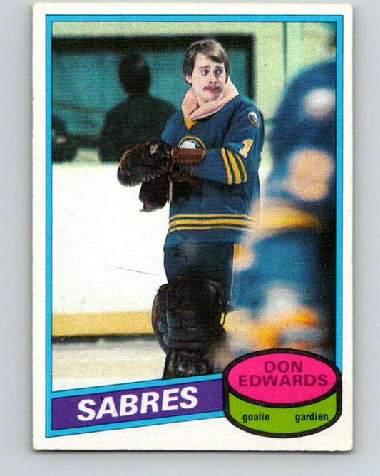 1980-81 O-Pee-Chee #215 Don Edwards  Buffalo Sabres  V39248