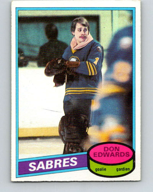 1980-81 O-Pee-Chee #215 Don Edwards  Buffalo Sabres  V39249