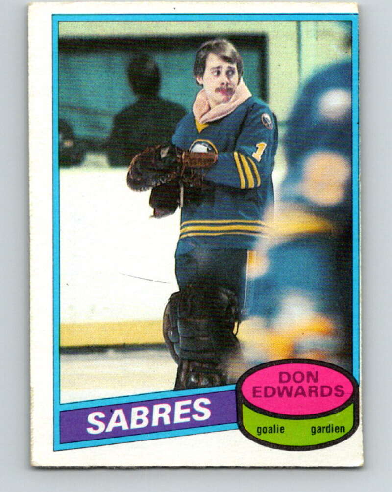 1980-81 O-Pee-Chee #215 Don Edwards  Buffalo Sabres  V39250