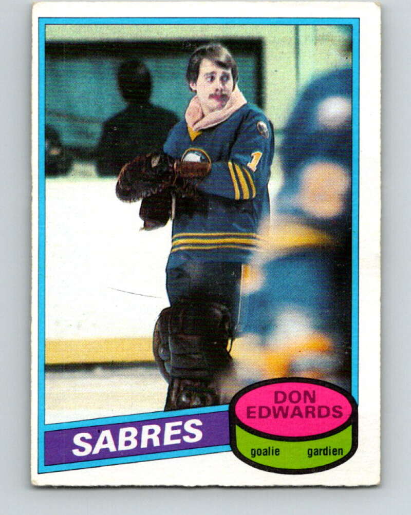 1980-81 O-Pee-Chee #215 Don Edwards  Buffalo Sabres  V39252