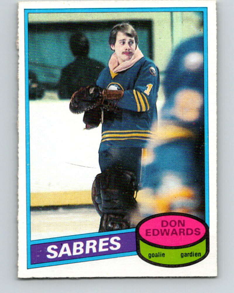 1980-81 O-Pee-Chee #215 Don Edwards  Buffalo Sabres  V39253