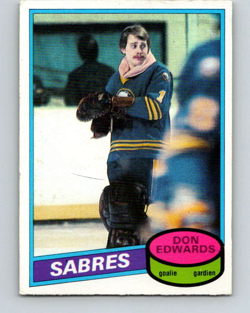 1980-81 O-Pee-Chee #215 Don Edwards  Buffalo Sabres  V39255