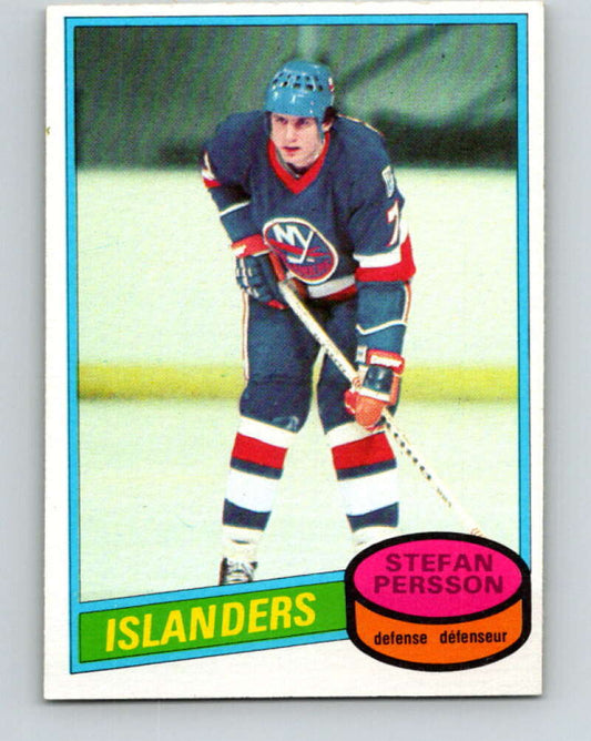 1980-81 O-Pee-Chee #219 Stefan Persson  New York Islanders  V39292