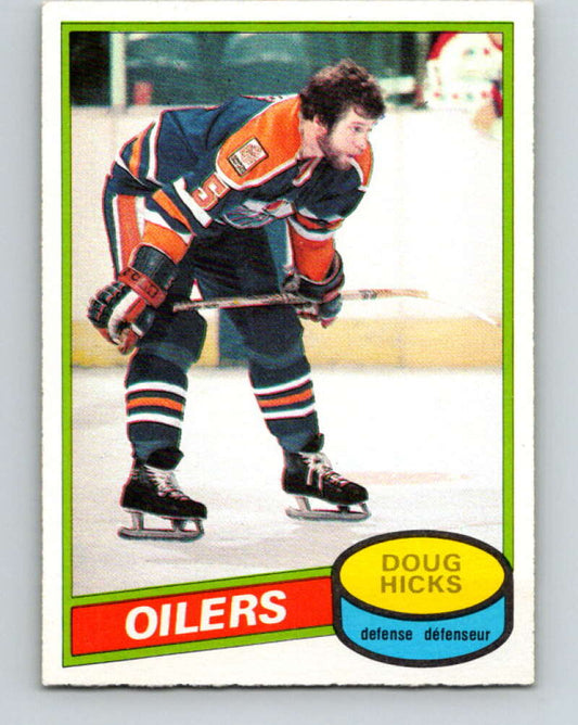 1980-81 O-Pee-Chee #221 Doug Hicks  Edmonton Oilers  V39312