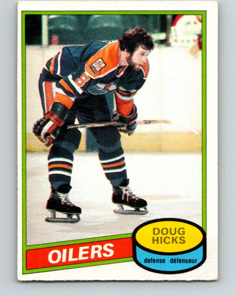 1980-81 O-Pee-Chee #221 Doug Hicks  Edmonton Oilers  V39313