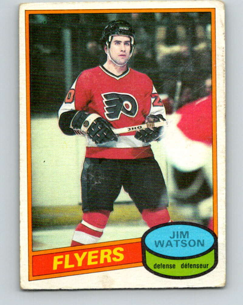 1980-81 O-Pee-Chee #224 Jim Watson  Philadelphia Flyers  V39342