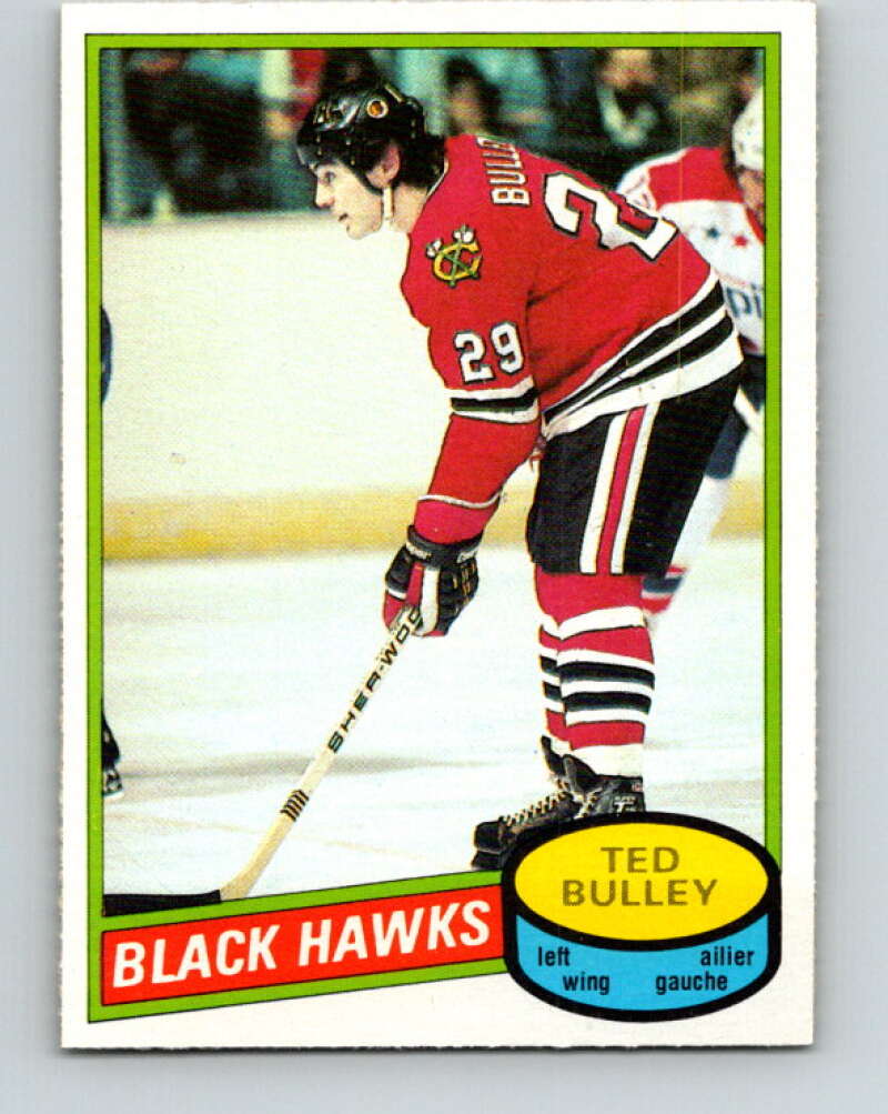 1980-81 O-Pee-Chee #229 Ted Bulley  Chicago Blackhawks  V39381